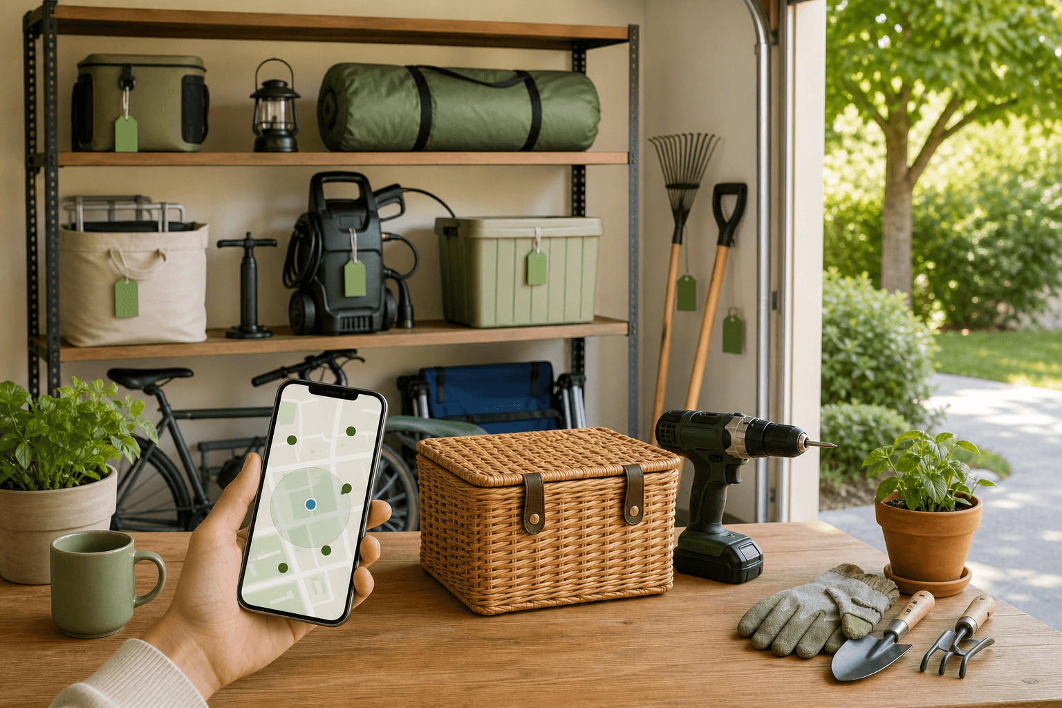 Household items ready to share